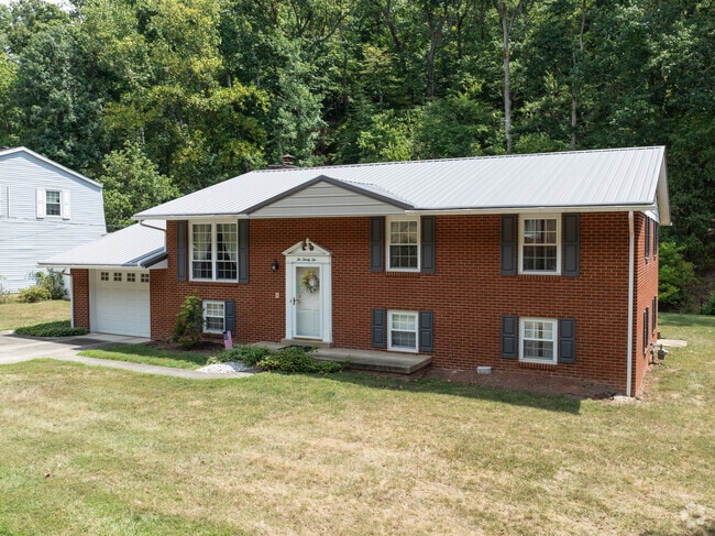 Colonial style homes are popular throughout the Cross Lanes area.
