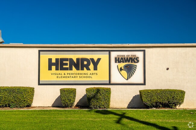 Henry Elementary School challenges and encourages children to learn.