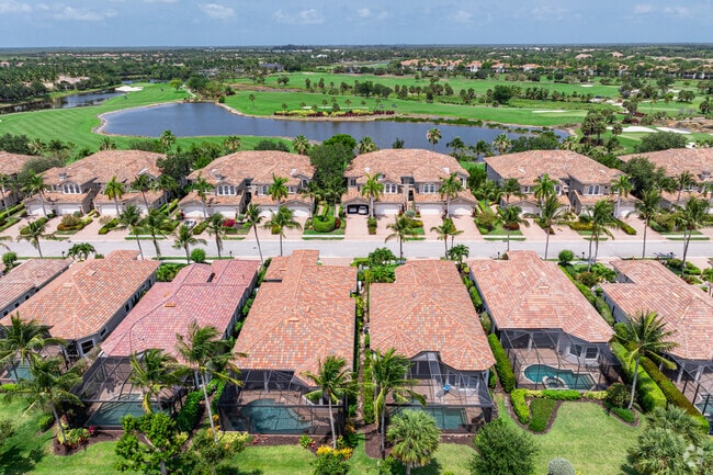 Homes in Fiddler's Creek
 offer backyard lanais and swimming pools.