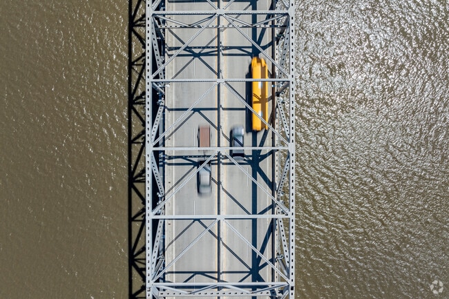 Downtown Peoria is situated along the 273-mile Illinois River.