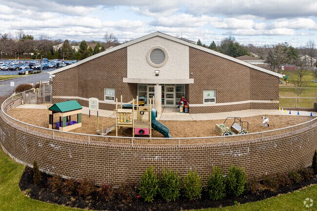 The younger kids at Saints Peter and Paul get their own separate play area.