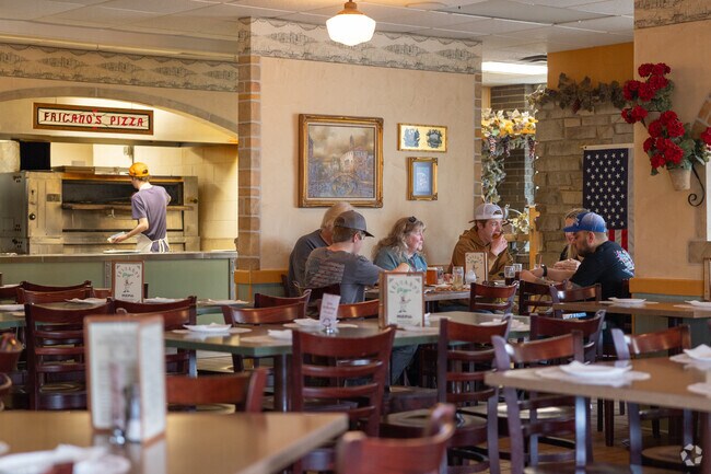 Fricano's Pizza is the go-to spot for a delicious pie in Alpine Township.