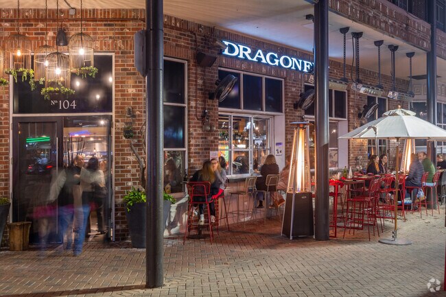 The always busy Dragonfly Restaurant is one of downtown Gainesville's most popular spots for dinner and drinks.