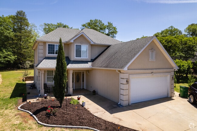 Two-story homes line the streets of Hillbrook, Spartanburg.