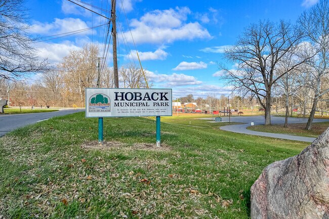 Spend time outdoors at Hoback Park in Heath.