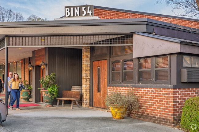 Locals in Glen Lennox head to Bin 54 Steakhouse for a night out.