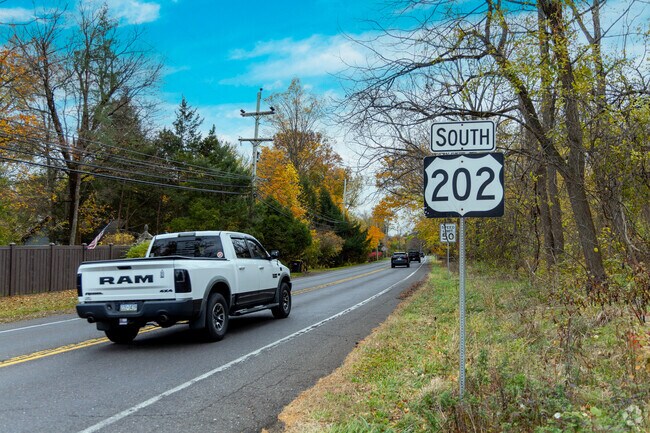 Route 202 runs through Buckingham and takes residents to major nearby cities.