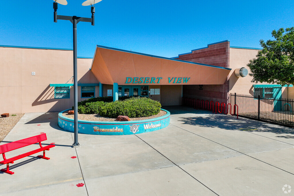 Entrance to Desert View Elementary.
