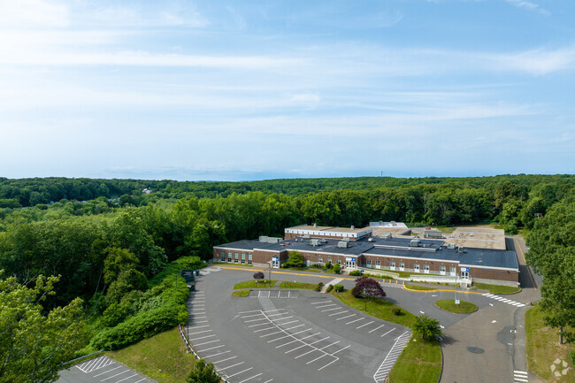 Mead School in Ansonia sits on the outside of the community.