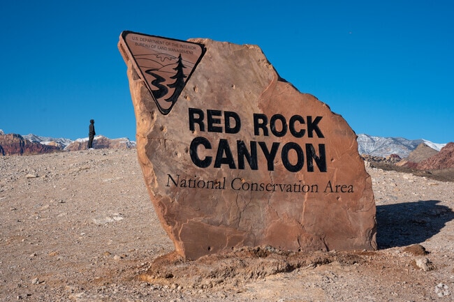 Red Rock Canyon Conservation is a short drive away from Lone Mountain.
