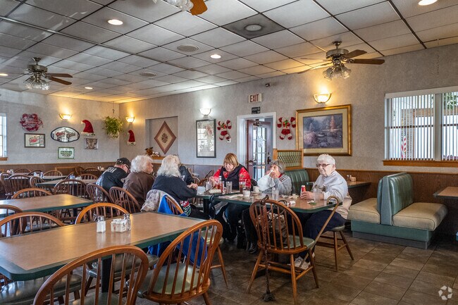 One of the few local eateries in Upper Bern is Blue Mountain Family Restaurant.