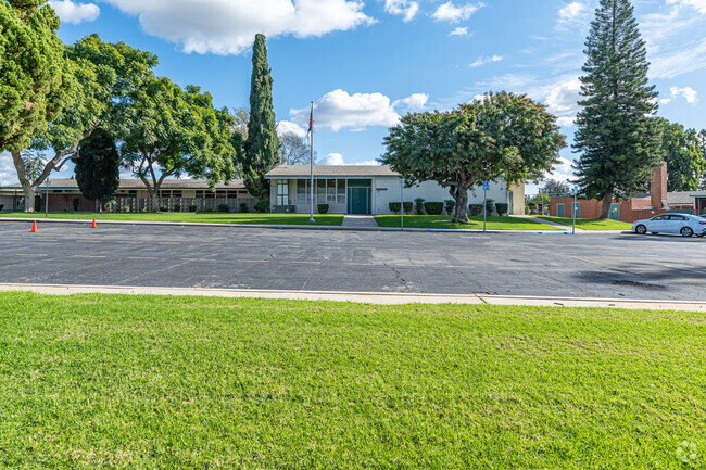 The front of Heights Christian Jr High School in La Mirada
