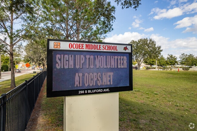 Ocoee Middle is a public school located in Ocoee.
