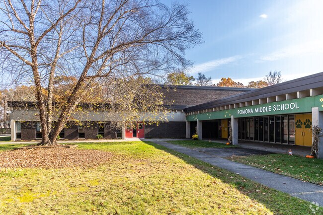 Hillcrest students continue their education at Pomona Middle School  which holds a C-minus rating on Niche.