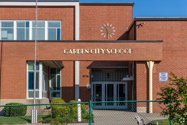 Students in grades K through 5 can attend Garden City Elementary School.