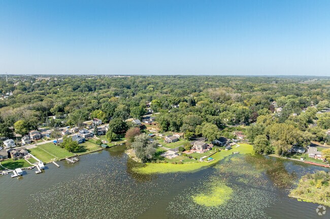 Pistakee Highlands is located along the shore of Lake Pistakee.