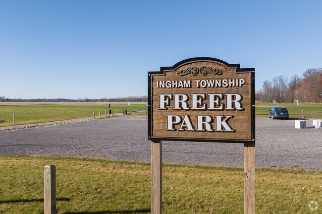 Formerly Freer Farm, Freer Park is a now a 15 acre public park in Dansville.