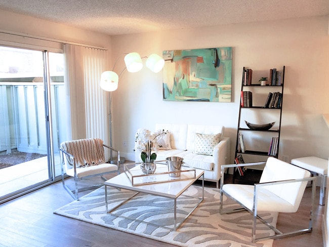 Spacious Living Space w/ Contemporary Wood Flooring