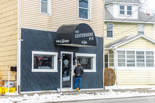 All throughout Johnson City you can find many local pubs and eateries, such as The Lestershire Pub.