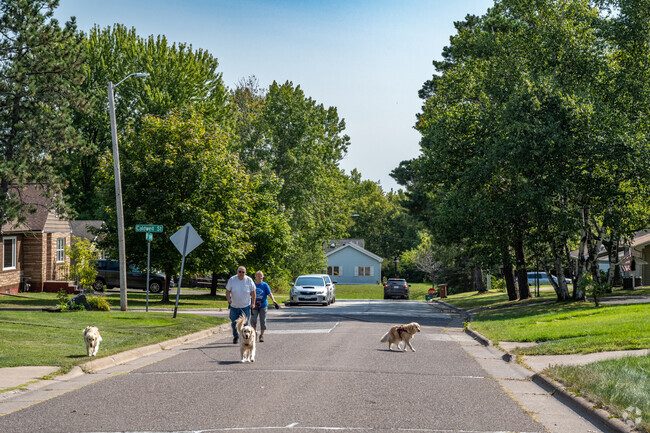 Norton Park residents enjoy taking walks along the quiet roads.