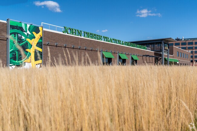 Visitors to the John Deere Tractor & Engine Museum can see a collection of Deere equipment.