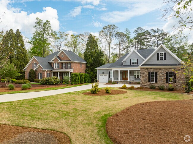 The Preserve at Jordan Lake has a multitude of beautiful properties with wonderfully landscaped yards and impressive homes.