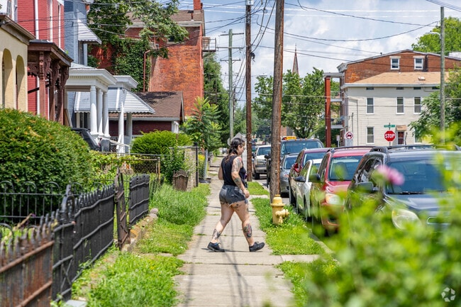 Residents are found walking throughout South Cumminsville.