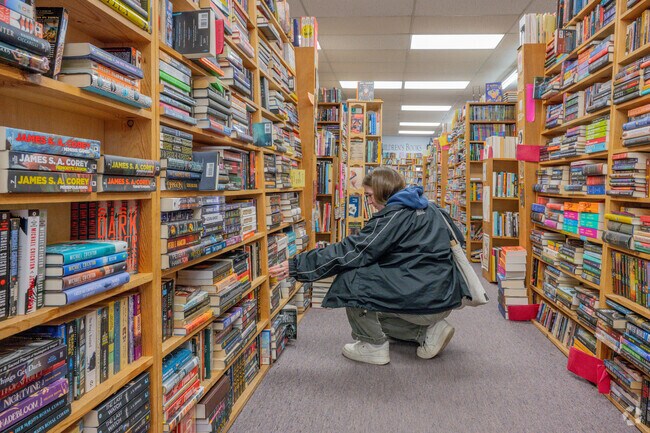 Buy a new book exchange at Pegasus Book Exchange in Fairmount Park.