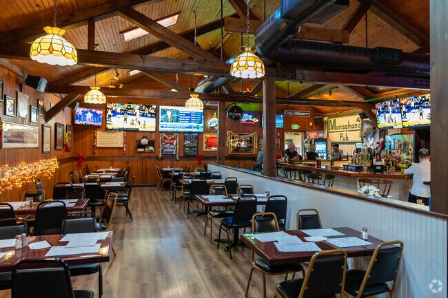 Monaghan's Pub is famous among Lochearn locals for its chicken and shrimp salad sandwiches.