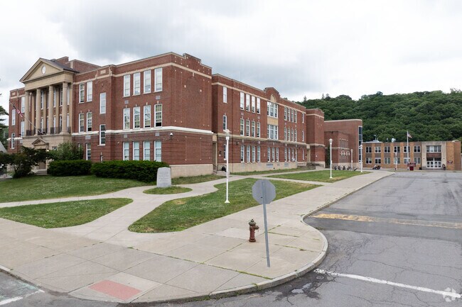 Lansingburgh High School is also connected to the middle school as well.
