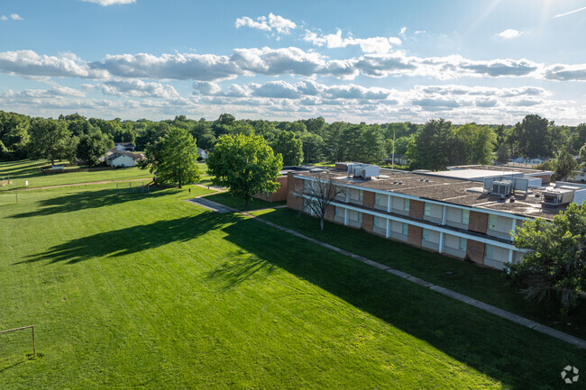 Jana Elementary School has lots of green space for outdoor activities.