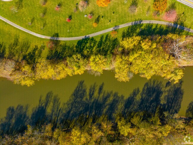 Fort Wayne's Rivergreenway runs along the Maumee River.