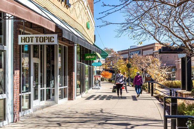 Walk all the shops at the Legends near Lake Quivira.