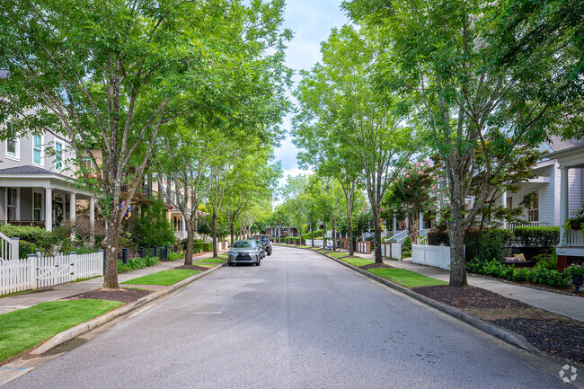 Enjoy a shaded walk along the neighborhood streets of Hammonds Ferry.