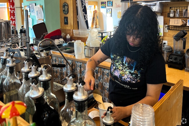 Community Grounds: Coffee & Meeting House is an excellent spot for catching up with a friend.