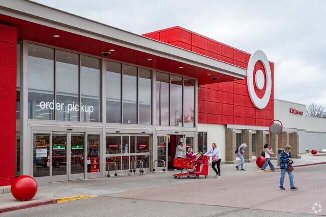 Locals love the Target for shopping and groceries near Oak Crest in Arvada, Colorado.