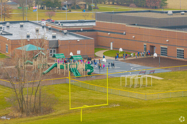 Little Turtle Elementary School has a large playground for the students to explore.