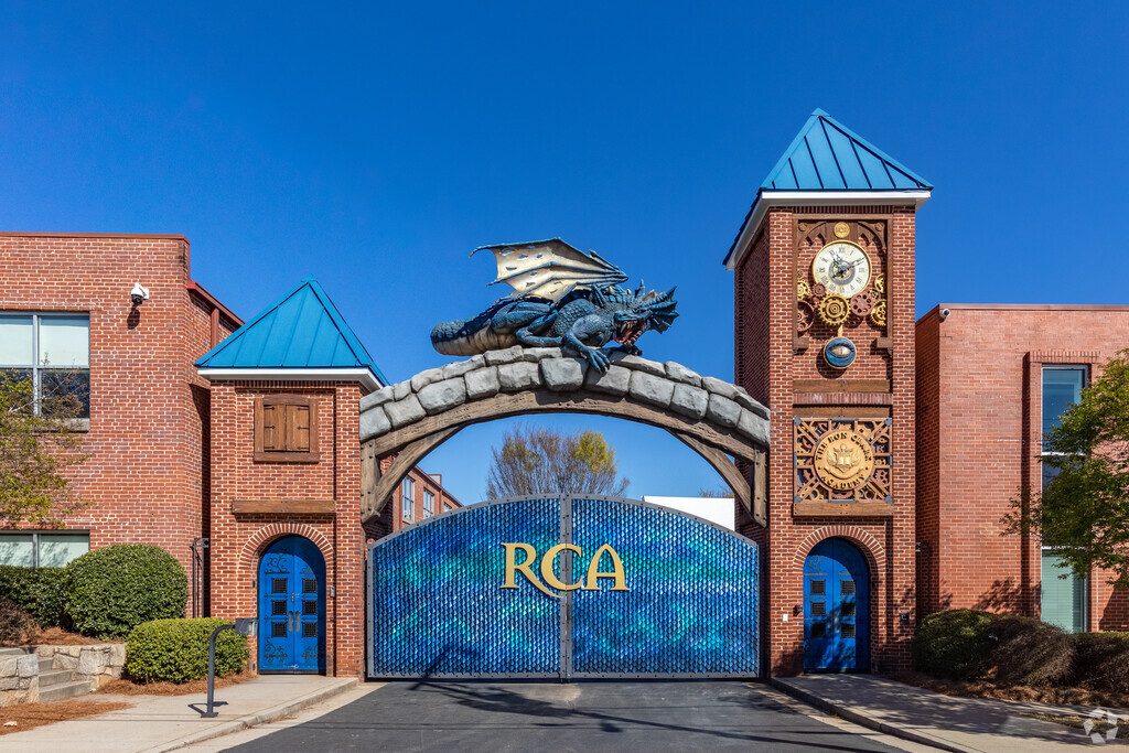 Main Entrance of The Ron Clark Academy School in South Atlanta