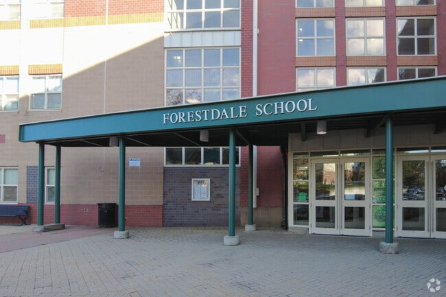 The Forestdale School is known as the home of the Eagles, the school's mascot.