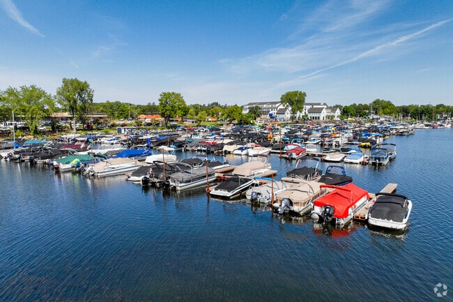 The marina on White Bear Lake.