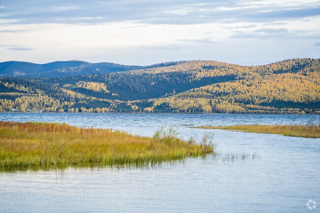 Calm waters of Harding Lake offer seasonal escape for outdoor enthusiasts.