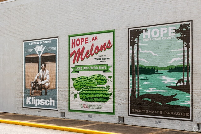 Hope, Arkansas, population 9,000, is rich in history, giant watermelons, and natural beauty.