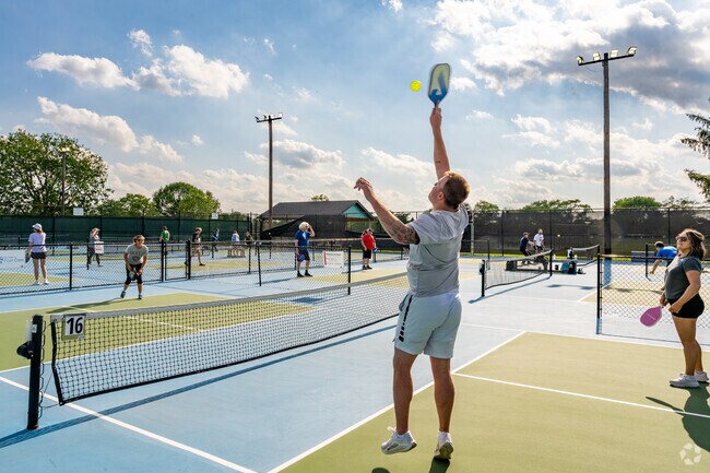Close to Euclid Heights-Runnymede, Lefferson Park hosts pickleball leagues in the warmer months.