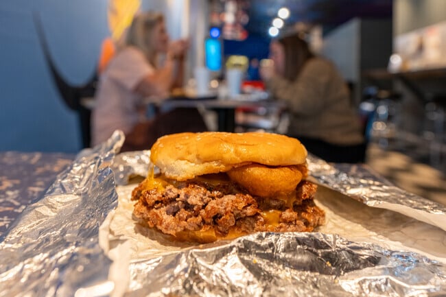 Residents of Franklin Gateway can grab a juicy burger at Big Head Burger in downtown Waterloo.