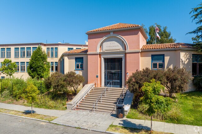 Martin Luther King, Jr. Middle School offers tennis, a pool and track & field.