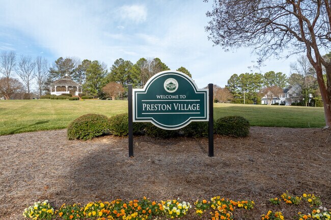 Preston Village has many green spaces for play and relaxing.