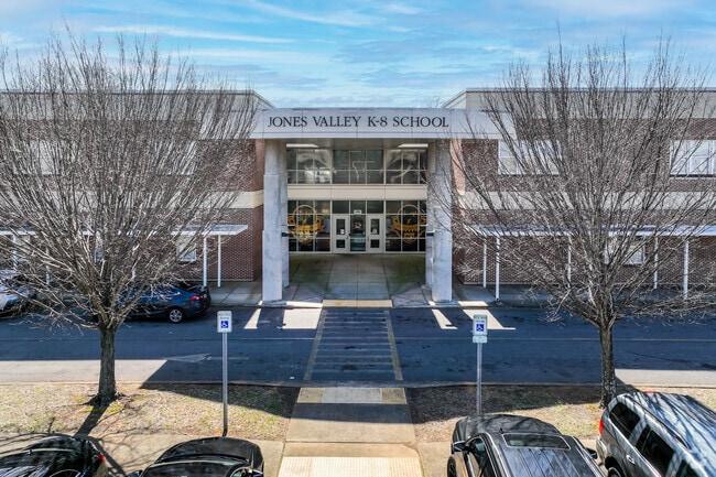 Jones Valley Middle School serves the Jones Valley neighborhood.
