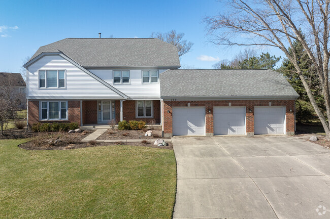 Colonial style homes are common in Prairie View.