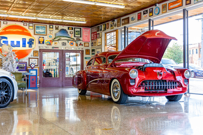 Ferrante Motors, of Vanderbilt, has some beautiful classic cars showcased in their main floor.