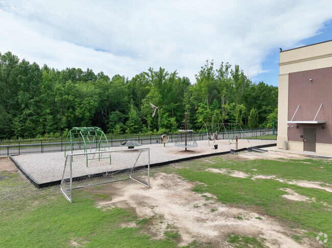 A playground located behind the Iredell Charter Academy.